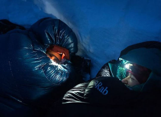 Rab Sleeping Bag Μονό Women's Ascent 700 Nightfall Blue