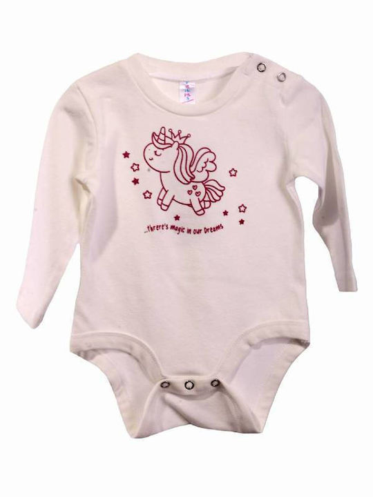 Dreams Set Baby Strampler Samt mit Hose fuchsia