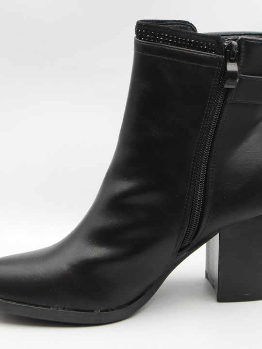 Plato Damen Knöchelstiefel Schwarz