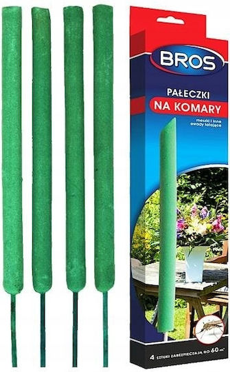 Bros Εντομοαπωθητικά Sticks για Κουνούπια 4τμχ