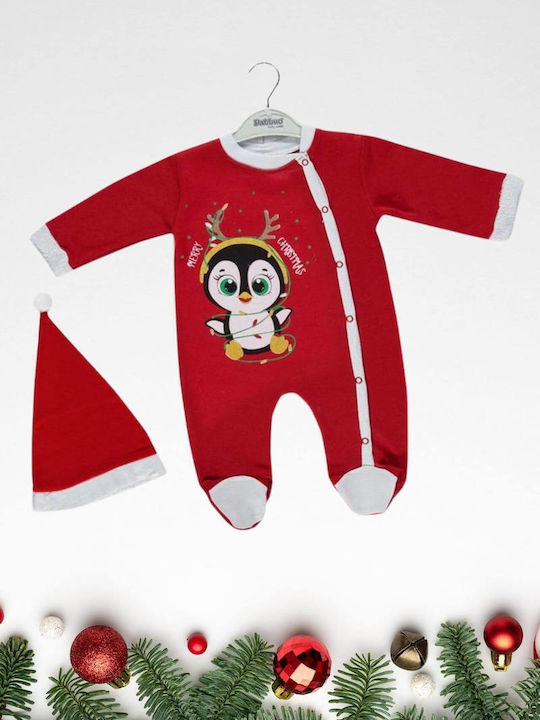 Pabbuc Baby Baby-Strampler Rotes