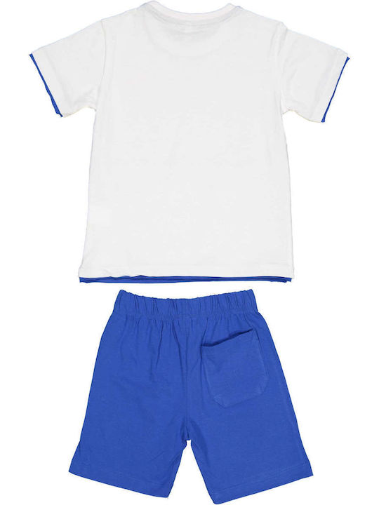 Birba Trybeyond Kids Set with Shorts Summer 2pcs White