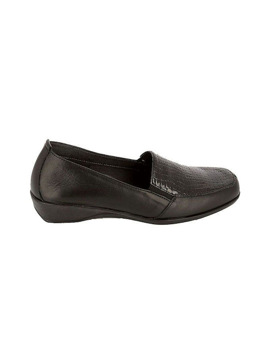 The Flexx Leather Women's Moccasins in Black Color