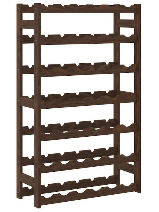 vidaXL Επιδαπέδια Κάβα Ποτών Ξύλινη Καφέ 62.5x25x102εκ.