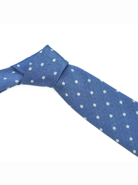 Octopus Men's Tie Silk Printed in Blue Color