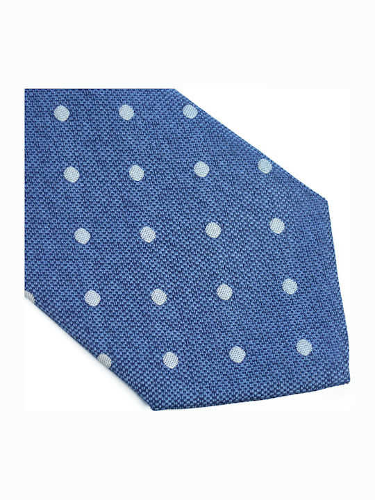 Octopus Men's Tie Silk Printed in Blue Color