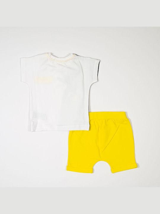 EMC Kids Set with Shorts Summer 2pcs black and white