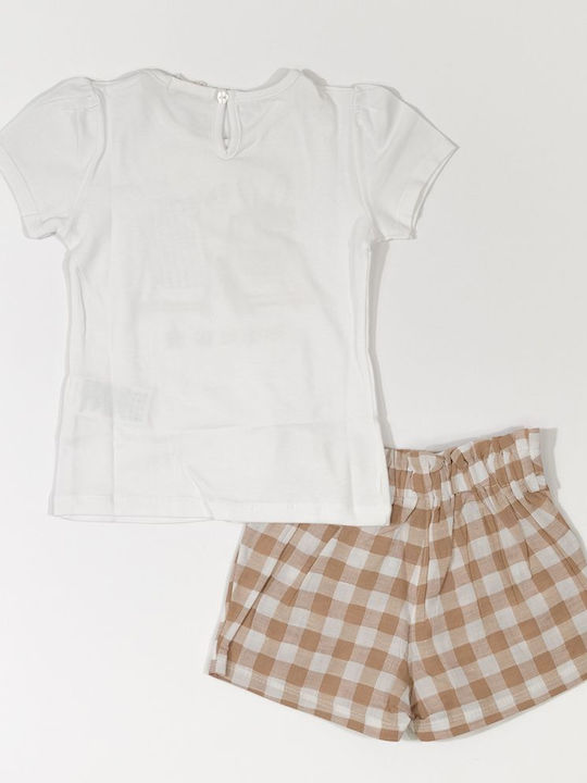 Set pentru copii cu șorturi Vară 2buc Beige