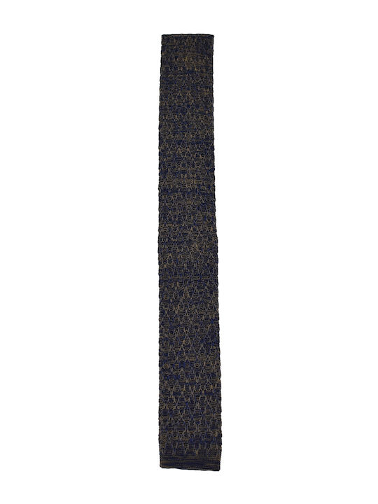 Federico Men's Tie Knitted Printed in Navy Blue Color