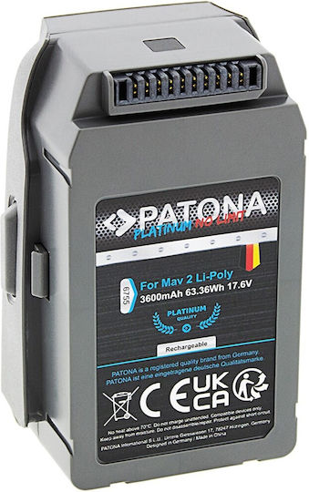 Patona Μπαταρία Li-Po 3600mAh για DJI Mavic 2 Pro 2τμχ