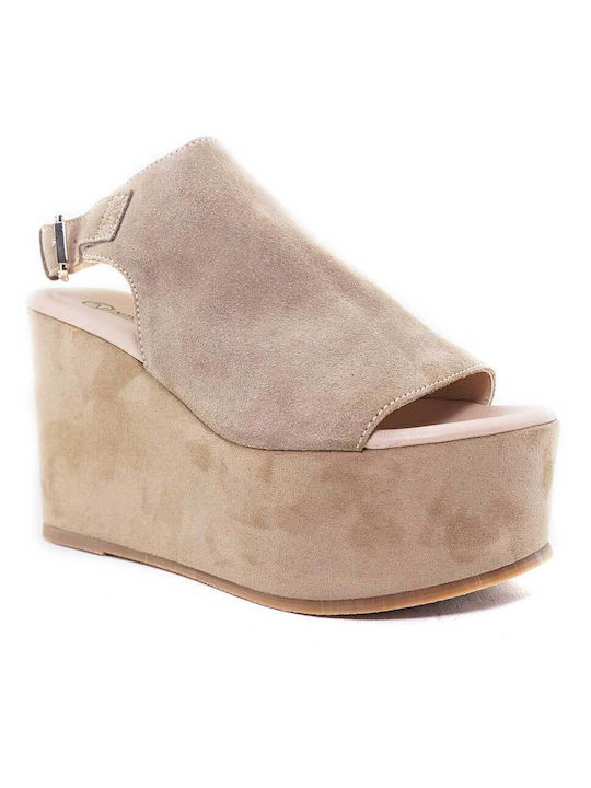 Nitro Women's Platform Shoes Beige