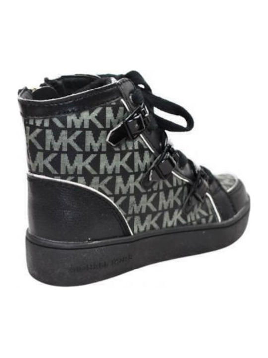 Kids Boots with Zipper Black