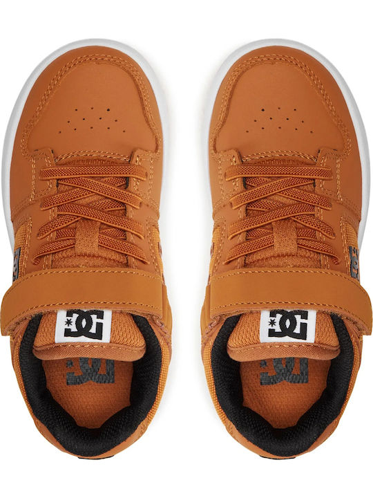 Manteca 4 V Παιδικά Sneakers με Σκρατς Καφέ