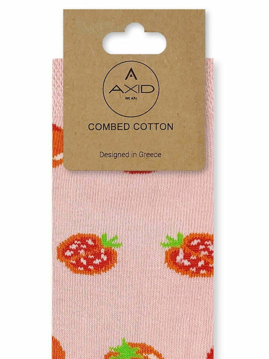 Axidwear Tomatoes Κάλτσες Ροζ