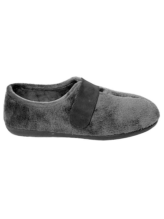 Neles Heel Enclosed Men's Slipper Gray