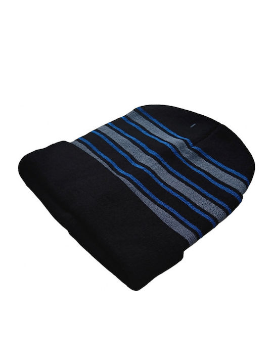 Beanie Unisex Σκούφος Πλεκτός σε Μπλε χρώμα