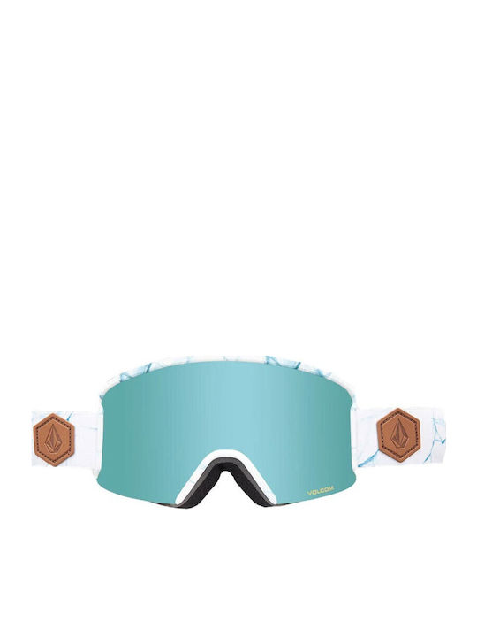 Volcom Garden Bonus Lens Ski- & Snowboardbrille Erwachsene Schwarz mit Linse Getönt in Schwarz Farbe