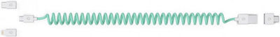 Vonmählen Allroundo Spiral USB to Lightning / Type-C / micro USB Cable Μαύρο 0.9m (VO-ALE00001)