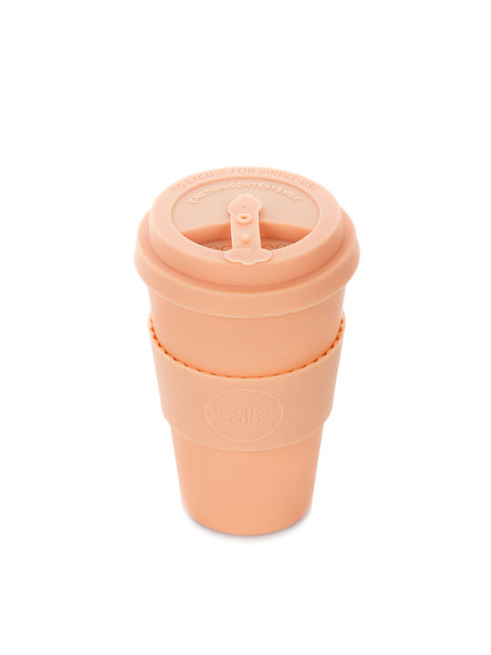 Ecoffee Cup Tasse Bamboo Orange 400ml 1Stück