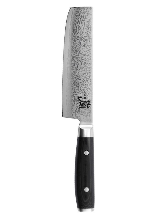 Yaxell Ran Messer Nakiri aus Damaststahl 16.5cm