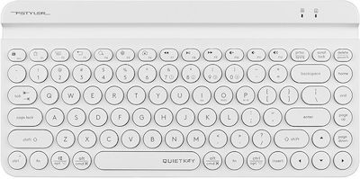 A4Tech Fstyler FBK30 Wireless Bluetooth Keyboard Only for Tablet English US White