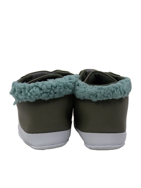 Funny Baby Baby Booties Khaki