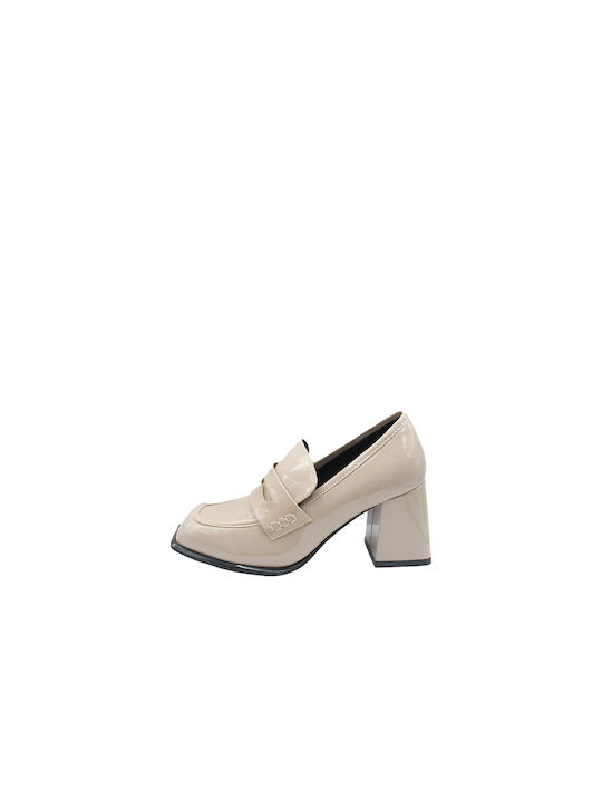 Keys Beige High Heels