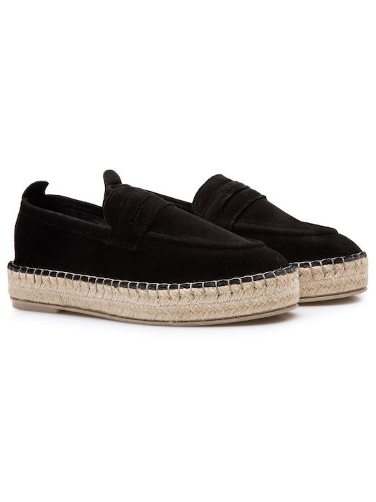 Labrini Damen Espadrilles in Schwarz Farbe