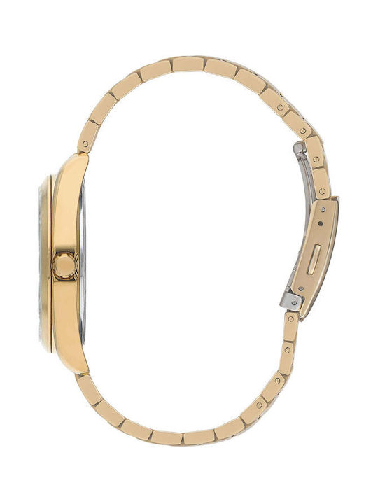 Beverly Hills Polo Club Watch with Gold Metal Bracelet