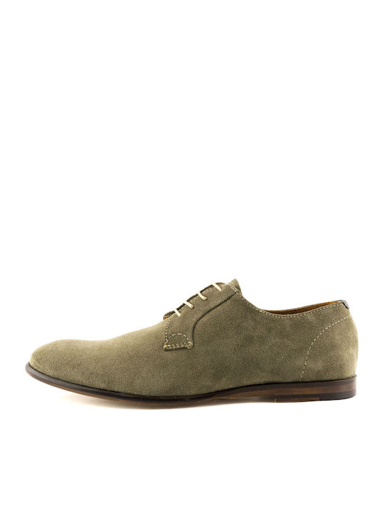 Men's Leather Casual Shoes Green