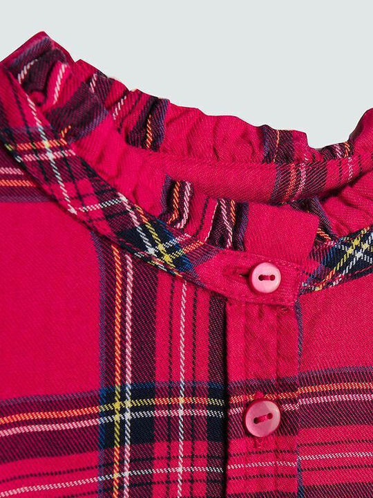 Cool Club Kids Checked Shirt Red