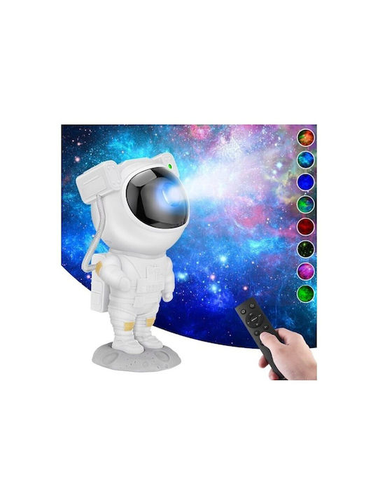 Projector Διακοσμητικό Φωτιστικό LED Αστροναύτης 22x12εκ.
