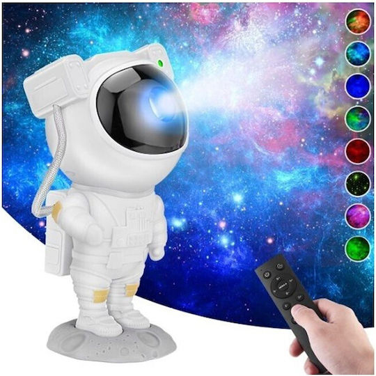 Projector Διακοσμητικό Φωτιστικό LED Αστροναύτης 22x12εκ.