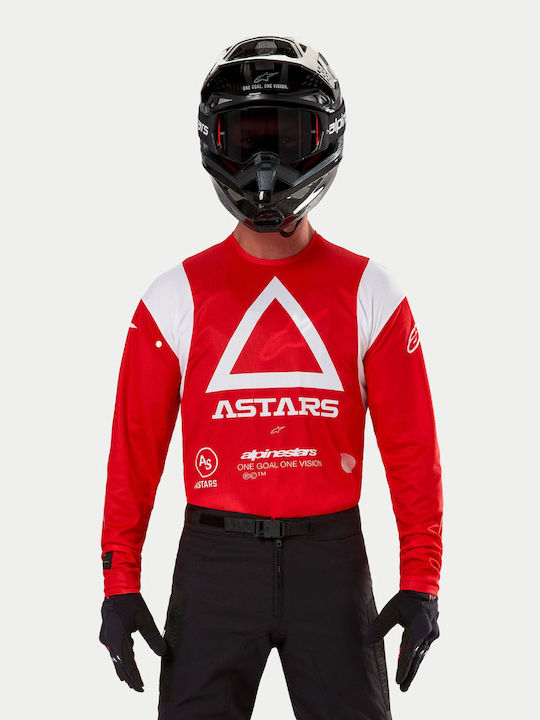 Alpinestars Techdura Men's Jersey Motocross Red
