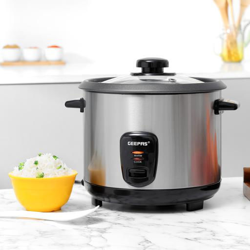 Geepas Rice Cooker 500W με Χωρητικότητα 1.5lt
