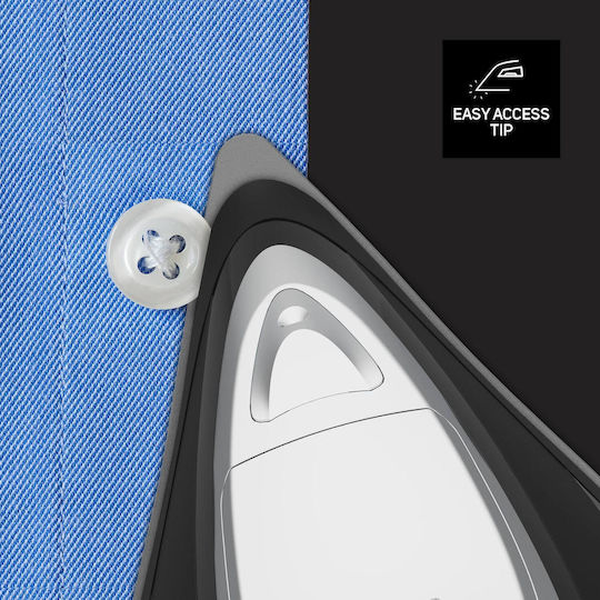 Taurus Geyser Eco Easy 2800 Steam Iron 2800W with Ceramic Plate and Continuous Steam Supply 40g/min