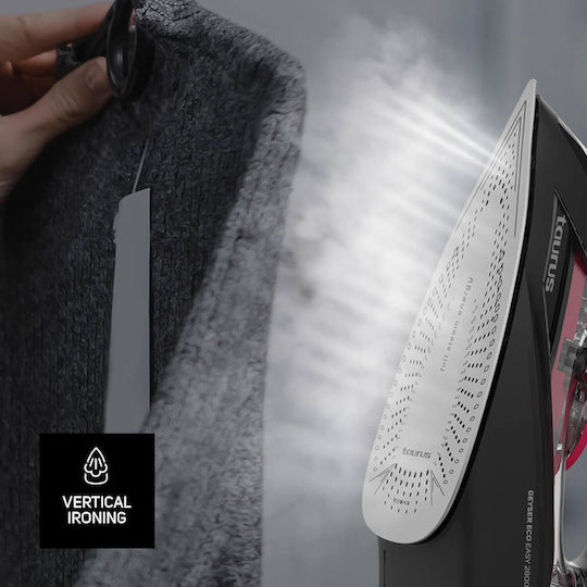 Taurus Geyser Eco Easy 2800 Steam Iron 2800W with Ceramic Plate and Continuous Steam Supply 40g/min