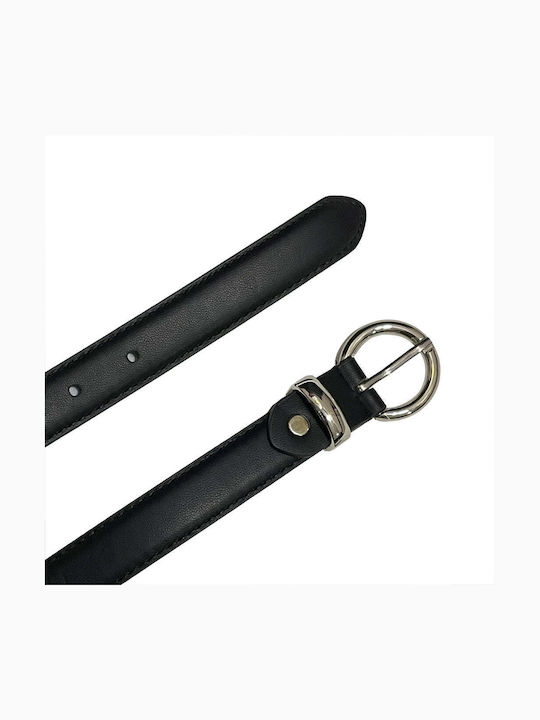Wide Women's Belt Silvery Toka