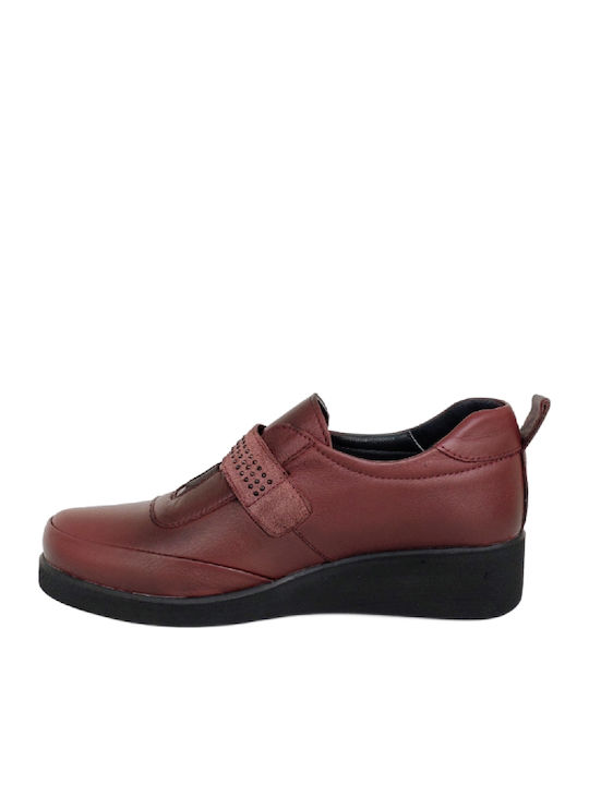 Anatomic Women's Slip-On Leather Burgundy