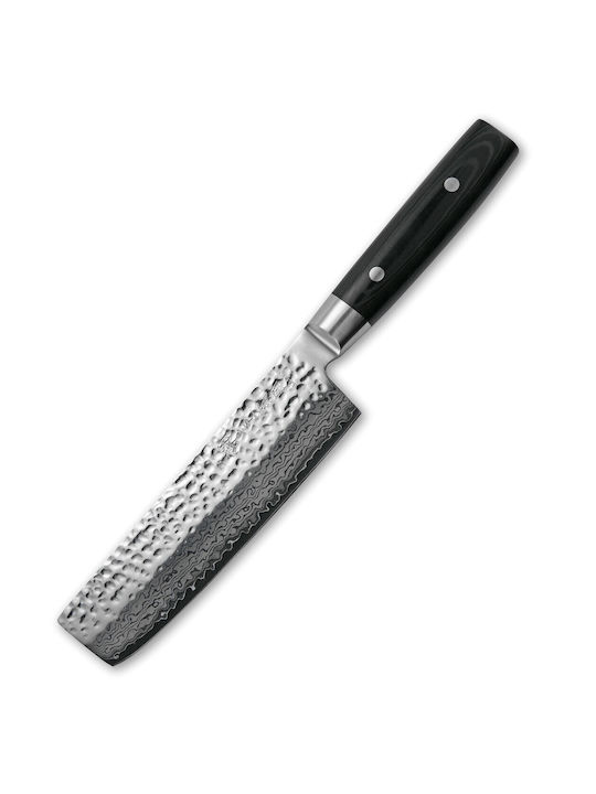 Yaxell Zen Knife Nakiri from Damascus Steel 16.5cm