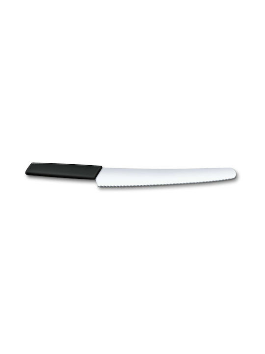 Victorinox Swiss Modern Messer Brot aus Edelstahl Black 26cm 6.9073.26WB 1Stück