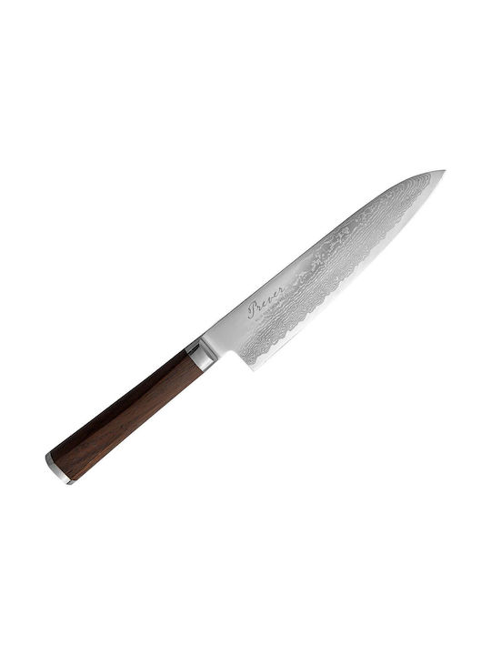 Ryusen Prever Cuțit Chef din Oțel Damasc 18cm
