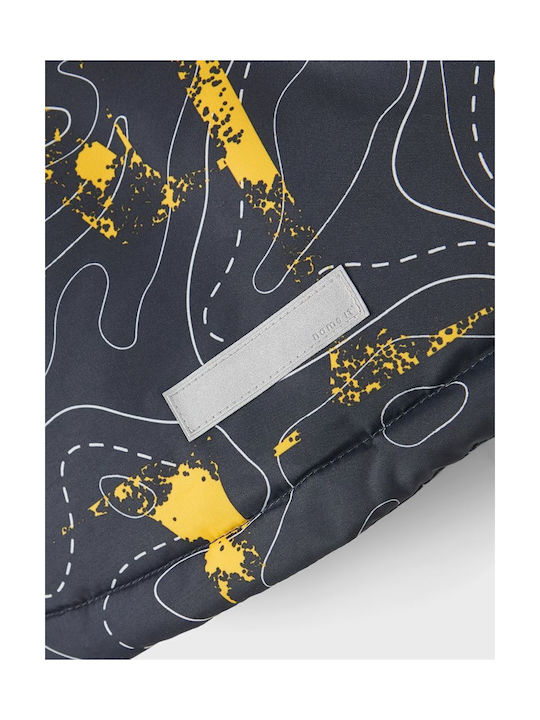Kinderjacke mit Futter & Kapuze Μαύρο.