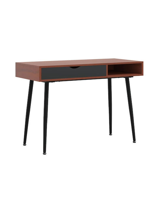 Desk Wooden Coffee with Metal Legs 110x50x75cm