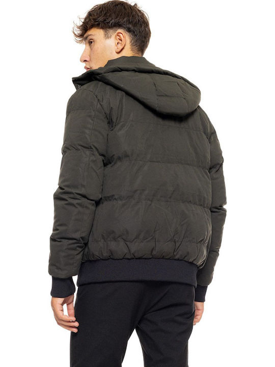 Winter Jacket Puffer Dk green
