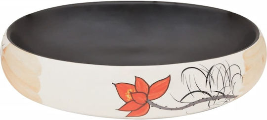 vidaXL Deasupra Blatului Chiuvetă Ceramică 59x40x15cm Colorful