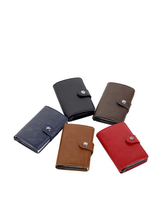 Men's Wallet Cards with RFID Blue