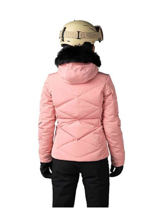 Rossignol Staci RLMWJ07-34L Γυναικείο Μπουφάν για Σκι & Snowboard Ροζ