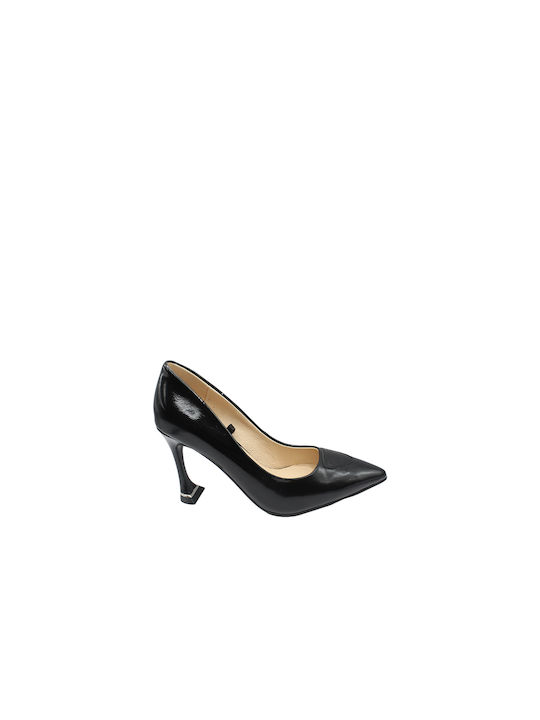 Versace Leder Pumps mit hohem Absatz Schwarz