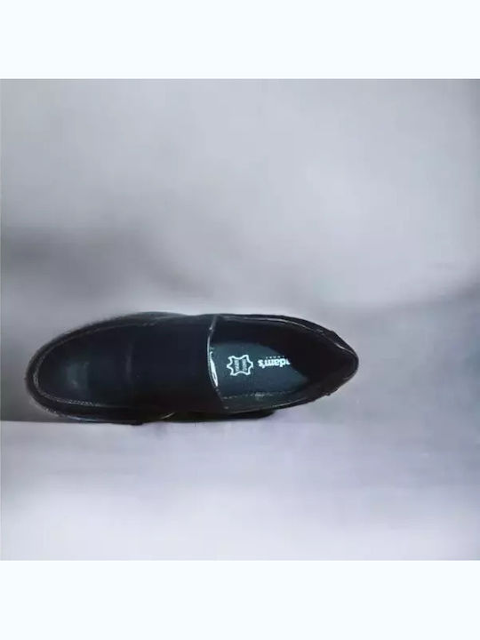 Leder Herren Freizeitschuhe Schwarz